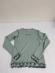 送料無料★ALGY アルジー★長袖Tシャツ　リブニット　トップス★女の子　キッズ　子供　Mサイズ　160 #70801sjj9