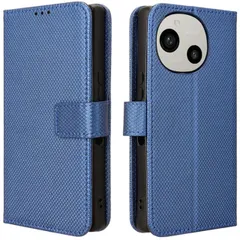 AQUOS R10 / R9 ケース 手帳 SH-51F SH-51E チェック柄 手帳 ケース 【Color】ブルー