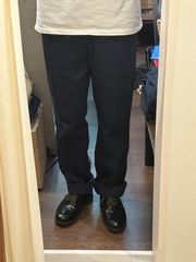 DOCKERS khakis ドッカーズ Levi's リーバイス チノパン ツータックチノ メンズパンツ 綿パンツ カジュアルパンツ ネイビー W32L36 A-642