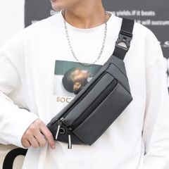 【新品】ナイロンコーティング ボディバッグ＜グレー＞3WAY ウエストポーチ ウエストバッグ ワンショルダー オシャレ 軽量 防水 ポケット 財布 スマホ 止水ファスナー 反射パーツ 外出 ウォーキング カジュアル スポーツ ランニング ジョギング 灰色