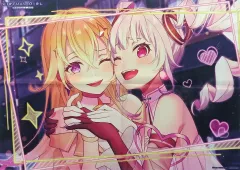 【中古】ポスター B2布ポスター リンカ&アイ 「PC/Switchソフト VIRTUAL GIRL @ WORLD’S END」 ゲーマーズ購入特典