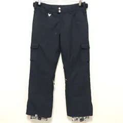 ウィンタースポーツ◎【ROXY】ロキシー クイックシルバー スノーウェア パンツ ボトムス スキー スノーボード スノボ 防寒 雪 アウトドア キャンプ パウダーガード レディース ブラック サイズS /M29621jaのサムネイル