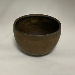 銅釉　丸植木鉢　4号　12.5cm