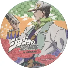 【中古】バッジ・ピンズ 空条承太郎(描き下ろし) 和紙缶バッジ 「ジョジョの奇妙な冒険 第四部 ダイヤモンドは砕けない」