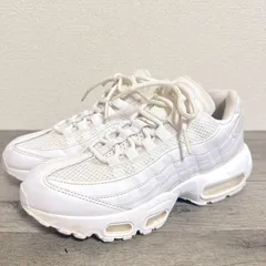 NIKE ウィメンズ エアマックス95 DH8015-100 メッシュスニーカー 23.5cm ホワイト