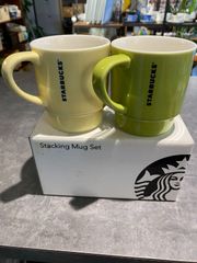 マグカップ Stacking Mug Set STARBUCKS イエロー／グリーン