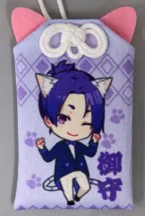 【中古】キーホルダー 御影玲王 必勝猫耳おまもり風マスコット 「ブルーロック in ナンジャタウン」