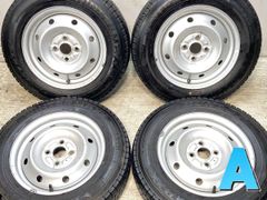 155/80R14 88/86LT 
ダンロップ ウィンターマックス LV01 VAN 
　 A6VB 
14x5.0  100-4穴 
中古タイヤ スタッドレスタイヤ ホイールセット 4本セット
 w14250529000