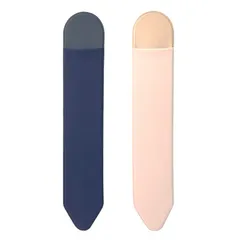 サムコス アップルペンシル ホルダー ケース カバー 2枚セット Apple Pencil ケース 保護カバ タッチペン 貼り付け 接着シール式 薄型 紛失防止 Apple Pencil 第1世代 第2世代 (ネイビー、ピンク)