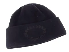 ■極美品■ BURBERRY バーバリー カシミヤ100％ ニット帽 ニットキャップ 帽子 サイズ 54ｰ61cm メンズ レディース ブラック系 AV1715のサムネイル