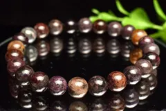 【１点物】癒やしの石◇ブラウン スギライト(杉石)　7.5mm　ブレスレット パワーストーン 天然石 _MA8720