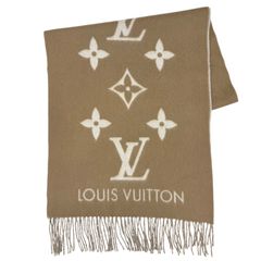 LOUIS VUITTON ルイ ヴィトン エシャルブ LVスタンプ マフラー