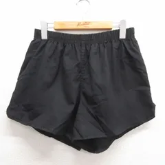 W33/古着 ショート トレーニング パンツ ショーツ メンズ 80s 黒 ブラック 25jun17 中古 ボトムス 短パン ショーパン