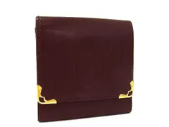 極美品✨　カルティエ　マストライン　ゴールド金具　折り財布 カルティエ マストライン がま口 三つ折り財布 買取致しました