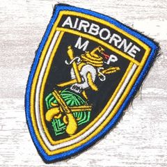 DSN20 スカル 蛇 ドクロ ベトナム 戦争 ワッペン ヘビ スネーク SNAKE 動物 AIRBORNE MP 銃 ミリタリー リメイク アメカジ 軍物 黒 青