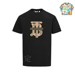 【今日WTO】Burberry 25ss チェック TB アップリケ刺繍半袖-QM74