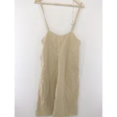 ◇ natural couture ナチュラルクチュール サロペット サイズM ベージュ レディース  【中古】 【1206070011680】のサムネイル