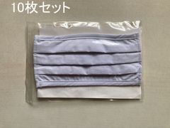 プリーツマスク（ホワイト）10枚セット