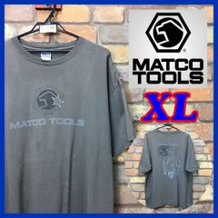 ME10-066◆訳アリ・特価◆USA古着◆【USA企業 MATCO TOOLS】チャコールグレー GOODプリント 半袖 Tシャツ【メンズ XL】薄手 古着 車 工具