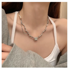6.真珠チェーンネックレス　20%OFF SALE