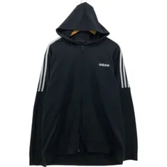 古着 アディダス adidas スウェットフルジップパーカー メンズXL相当/eaa554432