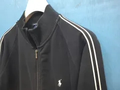 レアスポーティーブルゾン POLO RALPH LAUREN(ポロラルフローレン) スポーツコットンジャージトラックジャケットカーディガン
