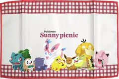 【中古】雑貨 集合/フチ：レッド マルチクロス ピクニックタオルコレクション 「一番くじ Pokemon anytime ～Sunny picnic～」 F賞