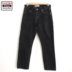 00s Levi's 505 ブラック デニムパンツ メンズ 表記33×32サイズ