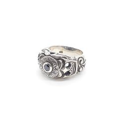 ROYAL ORDER ロイヤルオーダー リング オニキス SV925 唐草模様 - メルカリ