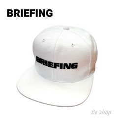BRIEFING ブリーフィング 帽子 キャップ ホワイト メンズ 中古