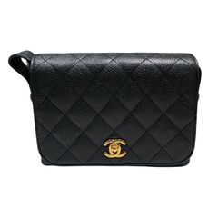 シャネル CHANEL マトラッセレザーショルダーバッグ ブラック GD金具 ラム レディース ショルダーバッグ