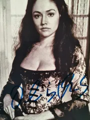 オリヴィア・ハッセー直筆サイン入り2Lサイズ写真…Olivia Hussey…暗闇