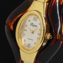 PAPINI QZ シルバー文字盤 バングルウォッチ レディース腕時計 KRH 2000000 NSK