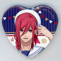 【中古】バッジ・ビンズ 千切豹馬 「ブルーロック POP UP SHOP 東京アニメセンター in DNP PLAZA SHIBUYA 描き下ろしハート缶バッジ(マリンルック)」