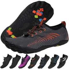 マリンシューズ 男女兼用 23.0cm-27.0cm ウォーターシューズ 水陸両用 ジム 川遊び アクアシューズ 滑り止め 通気性 アクアシューズ シュノーケリング ビーチシューズ 軽量 ヨガ サーフィン qiji60