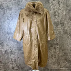 【Domino Look】シルクトレンチドレスコート カーキ ドミノルック 上品/美シルエット】ライトトレンチコート（トレンチコート