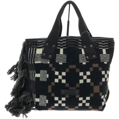 sacai サカイ 22AW Geometric Jacquard Tote ジオメトリックジャガードトートバッグ 22-0428S ブラック系 Mのサムネイル
