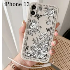 iPhone13 パリジェンヌ　バタフライ　英字　シリコンケース