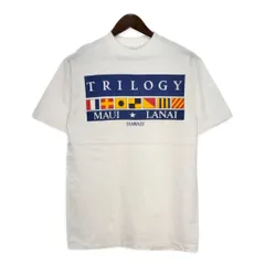 90年代 USA製 TRILOGY 半袖Ｔシャツ 企業ロゴ ホワイト(メンズ L)中古 古着 T8478のサムネイル