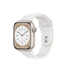「新品」Apple Watch Series 8 45mm スターライトアルミニウムケース GPSモデル MNP93J/A-MP7F3FE/A