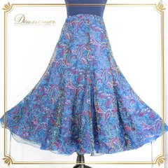 社交ダンス 衣装 スタンダード スカート レッスンウェア レディース オールシーズン ブルー系 レッド系 ホワイト系 青 赤 白 SEKINE セキネ 花柄 ペイズリー柄 カラフル スカート レディース 社交ダンス衣装 フェスティバル 着やすい おしゃれ