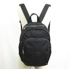 KIPLING キプリング デリアミニ バックパック デイパック ナイロン リュックサック コンパクト 軽量 黒 ブラック 鞄 レディース D152LF