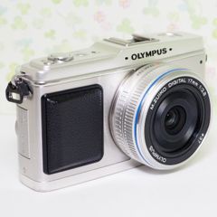 オリンパス OLYMPUS P1 パンケーキレンズセット シルバー 送料無料