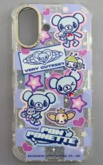 【中古】携帯ジャケット・カバー ポンポネット ジュニア ステッカー iPhoneケース(iPhone16対応) 「ナルミヤキャラクターズ×SKINNYDIP LONDON」