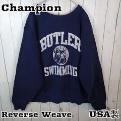 Champion チャンピオン 80年代 トリコタグ リバースウィーブスウェット M ネイビー