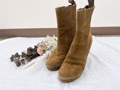 GUCCI　グッチブーツ　スウェード　ブラウン