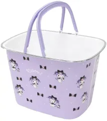 【中古】雑貨 13.クロミ プラバスケット パープル 「サンリオ当りくじ クロミ当りくじ」