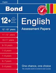 Bond Sixth Papers in English 12-13+ Yearsのサムネイル