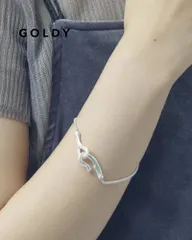 GOLDY/ゴールディ/ニュアンス フック チェーン ブレスレット/アクセサリー/4240701のサムネイル