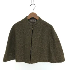 良好 Toyoko Saito トヨコサイトウ  ケープ   ブラウン ニット レディース 　241006001752